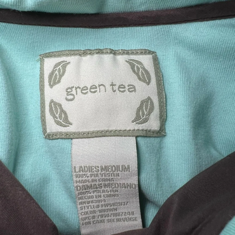 GreenTea Chocolate and Aqua Ski Jacket - Picture 3 of 8